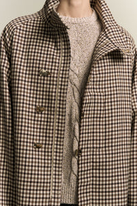 ASPEN FIELD COAT MINGLE PLAID
