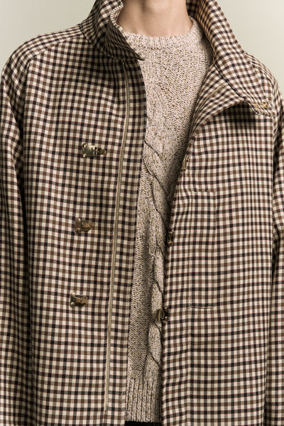 ASPEN FIELD COAT MINGLE PLAID