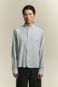 SARIO BOMBER LS SHIRT LAKE STRIPE (NAMESAKE EXCLUSIVES)