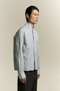 SARIO BOMBER LS SHIRT LAKE STRIPE (NAMESAKE EXCLUSIVES)