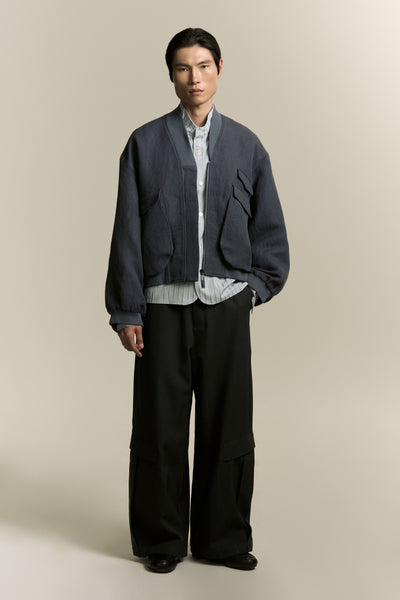 KIRK FLIGHT JACKET DEPTH BLUE