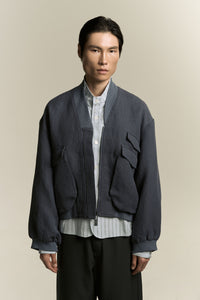 KIRK FLIGHT JACKET DEPTH BLUE