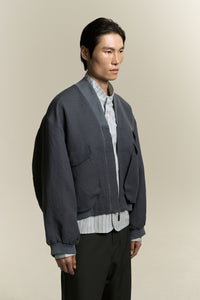 KIRK FLIGHT JACKET DEPTH BLUE