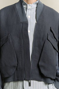 KIRK FLIGHT JACKET DEPTH BLUE