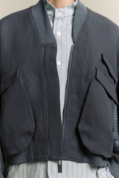 KIRK FLIGHT JACKET DEPTH BLUE