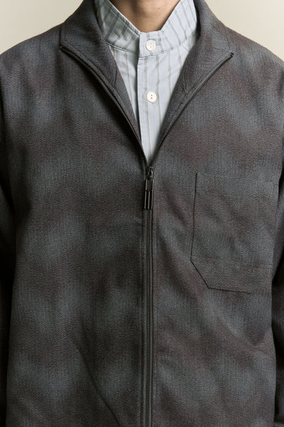 HORTON ZIP SHIRT SPACE WAVE BLUE