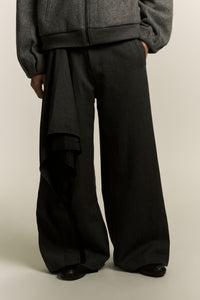 WOLVES DRAPE TROUSERS ASH GREY