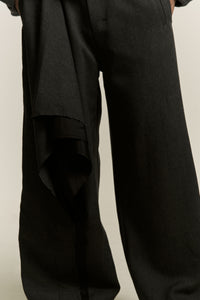 WOLVES DRAPE TROUSERS ASH GREY