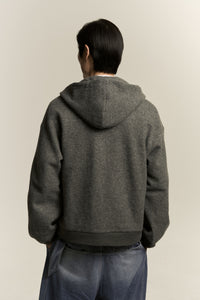 EARL ZIP HOODIE ASH GREY (NAMESAKE EXCLUSIVE)