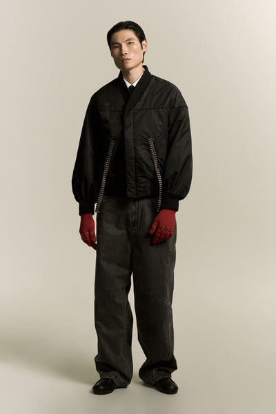 KIYAN CARGO BOMBER EUPHORIC BLACK  (NAMESAKE EXCLUSIVE)