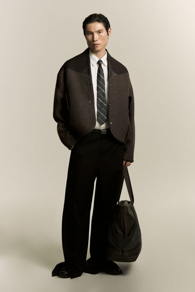 IVAN FLEECE JACKET STAGNANT BROWN