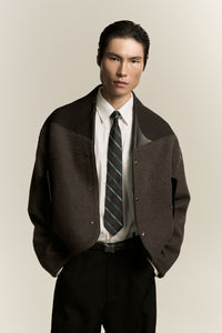 IVAN FLEECE JACKET STAGNANT BROWN