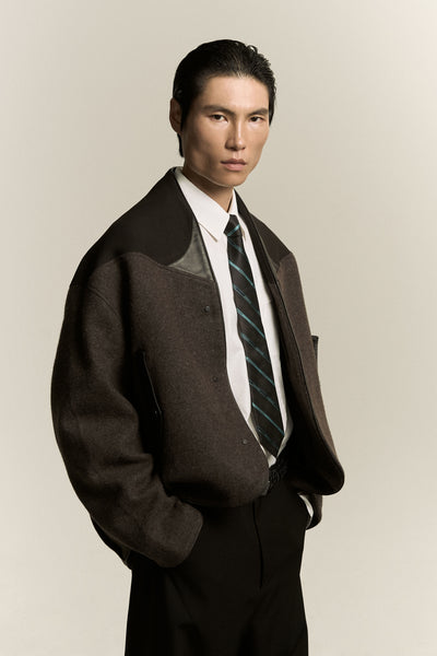 IVAN FLEECE JACKET STAGNANT BROWN