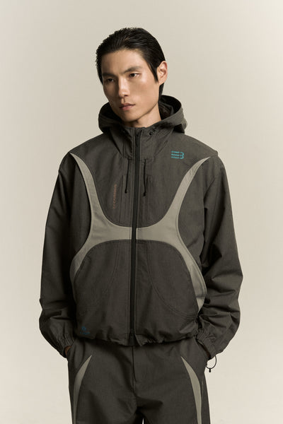 PATHFINDER WINDBREAKER JACKET ASH GREY