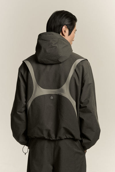 PATHFINDER WINDBREAKER JACKET ASH GREY