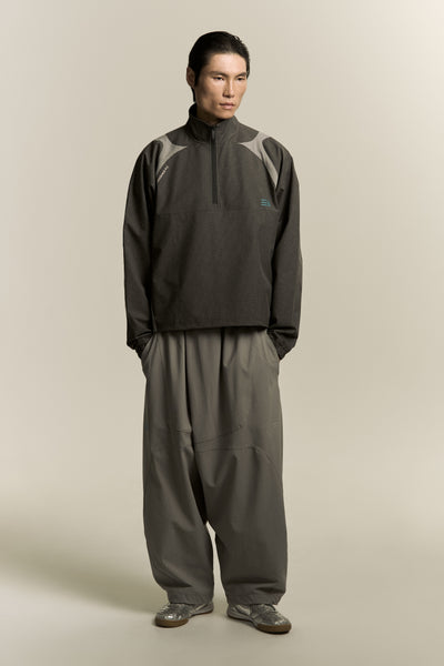 NEWMAN HALF ZIP SWEATER ASH GREY