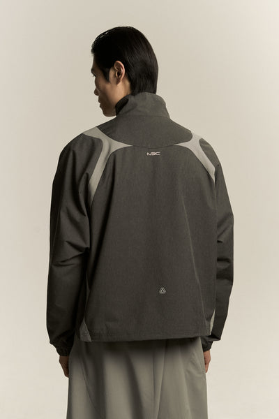 NEWMAN HALF ZIP SWEATER ASH GREY