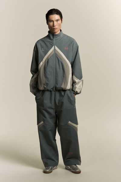 ANCHOR TRACK JACKET DRIZZLE BLUE