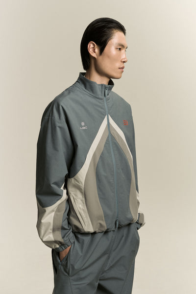 ANCHOR TRACK JACKET DRIZZLE BLUE