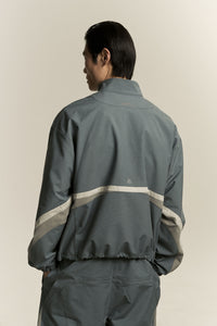 ANCHOR TRACK JACKET DRIZZLE BLUE