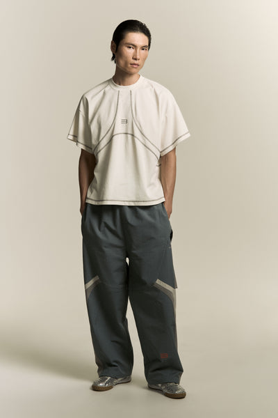 ANCHOR TRACK PANTS DRIZZLE BLUE