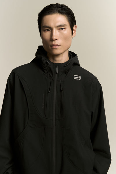 PATHFINDER WINDBREAKER JACKET EUPHORIC BLACK