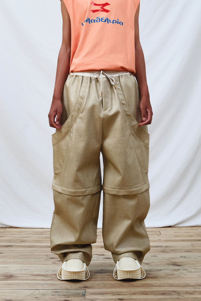 Felix Detachable Hybrid Pants Oatmilk