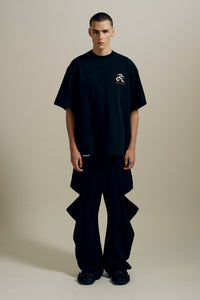 SAVA OVERSIZED LOVE LOCK TEE EUPHORIC BLACK