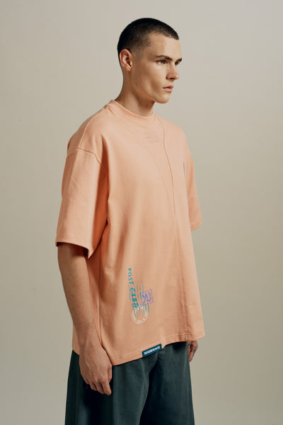 SAVA OVERSIZED SAIL TEE CORAL PINK