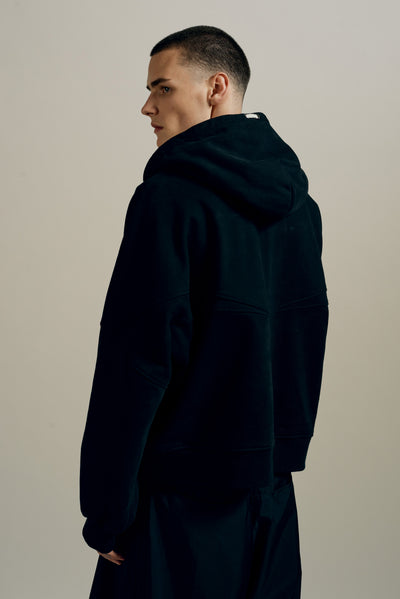 WINFAR FISHERMAN HOODIE EUPHORIC BLACK