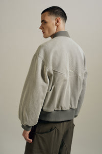 DANNY REVERSIBLE BOMBER JACKET WHITE ROCK