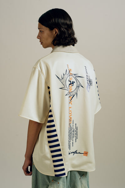 BILL WARM UP SHIRT CANNOLI CREAM