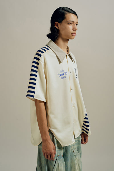 BILL WARM UP SHIRT CANNOLI CREAM