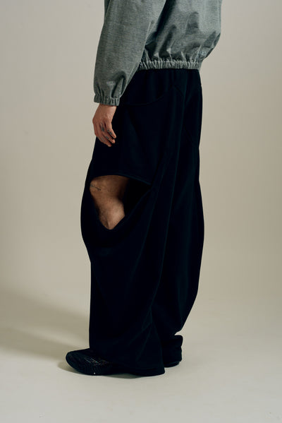 JALEN DRAPE SWEATPANTS EUPHORIC BLACK