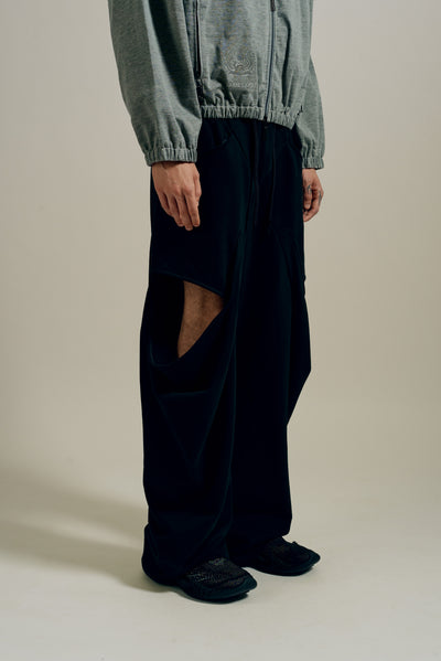 JALEN DRAPE SWEATPANTS EUPHORIC BLACK