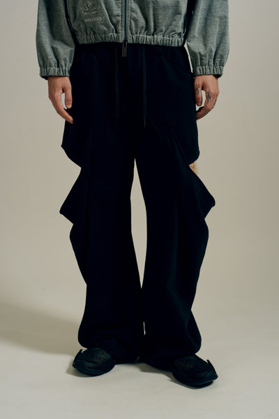 JALEN DRAPE SWEATPANTS EUPHORIC BLACK