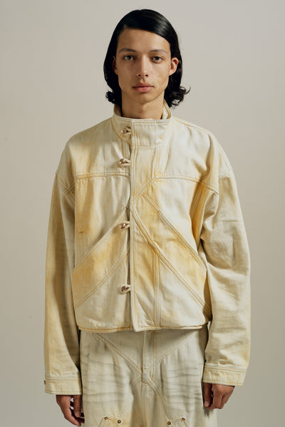 FOX DENIM JACKET WASHED CANVAS