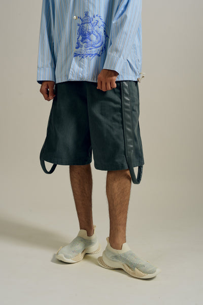 BROOKS DUFFLE SHORTS CHARCOAL GREY