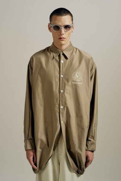 FORD SUSPENDER SHIRT SHIITAKE BROWN