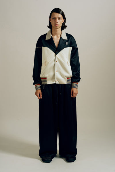 CAMBY CUBAN TRACK JACKET TUX WHITE