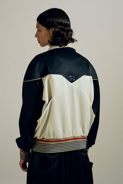 CAMBY CUBAN TRACK JACKET TUX WHITE