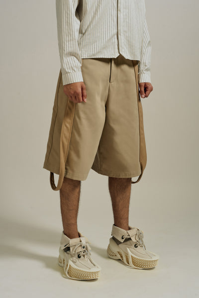 BROOKS DUFFLE SHORTS NEW WHEAT