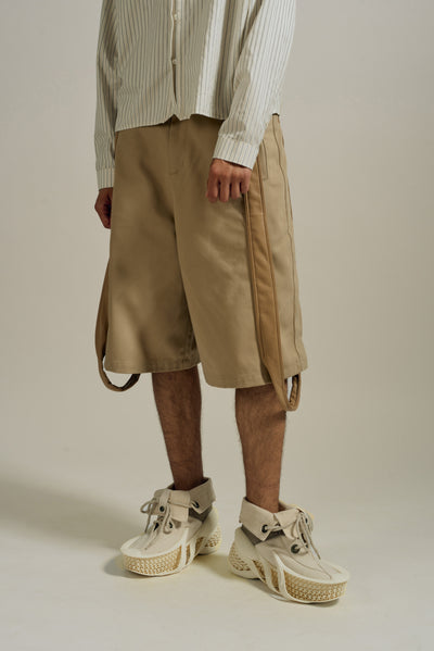 BROOKS DUFFLE SHORTS NEW WHEAT