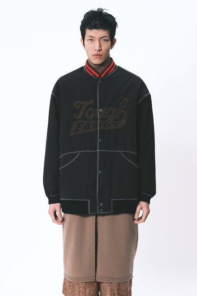 JACKSON VARSITY BOMBER JACKET EUPHORIC BLACK ROSE
