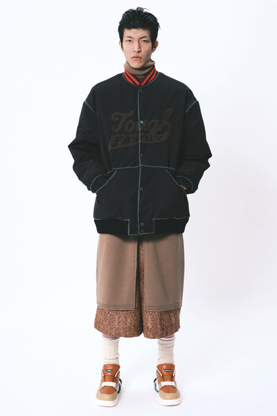 JACKSON VARSITY BOMBER JACKET EUPHORIC BLACK ROSE