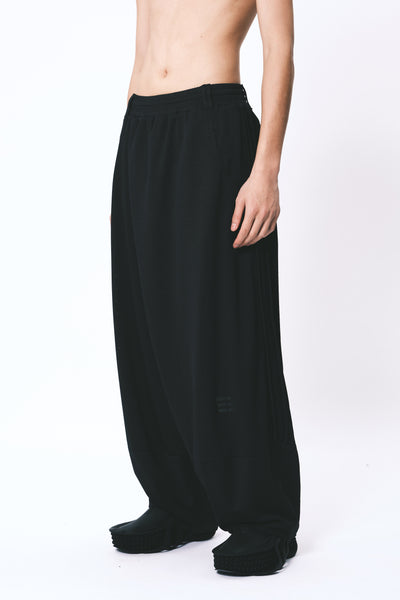 LAMAR CARROT WIDE TROUSERS EUPHORIC BLACK