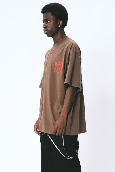 SAVA OVERSIZED EXPLORER TEE CROCODILE