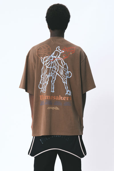 SAVA OVERSIZED EXPLORER TEE CROCODILE