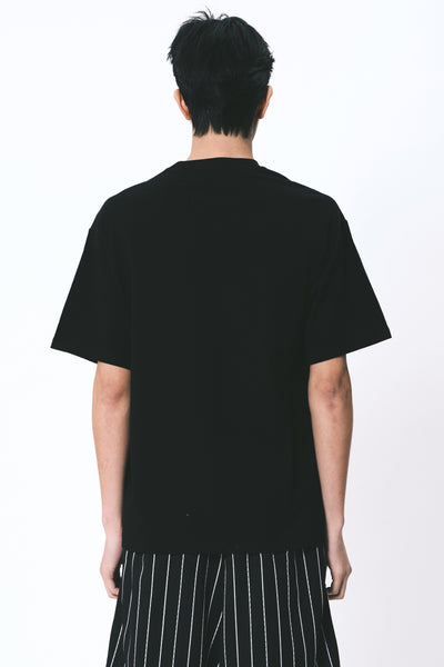 SAVA OVERSIZED TEAM TEE GLOBE EUPHORIC BLACK