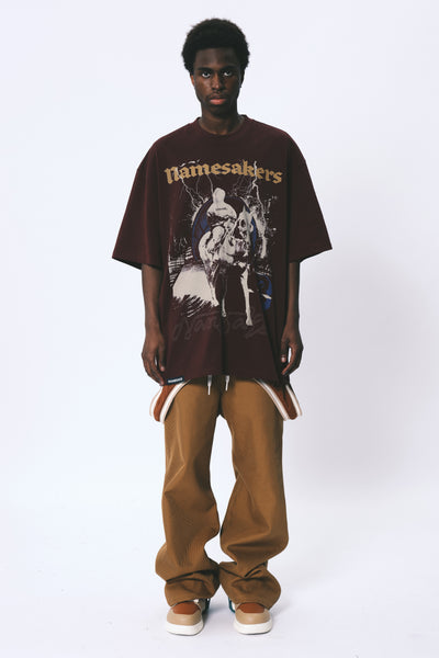 MAYO OVERSIZED FLETCHER TEE CARDINAL RED